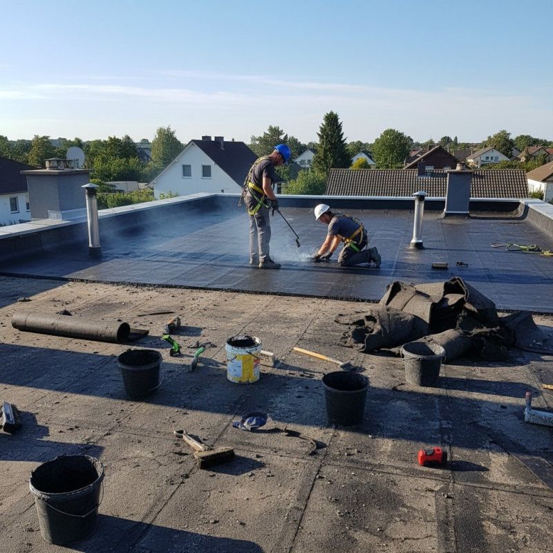 Asphalt Roof Leak Repair detail